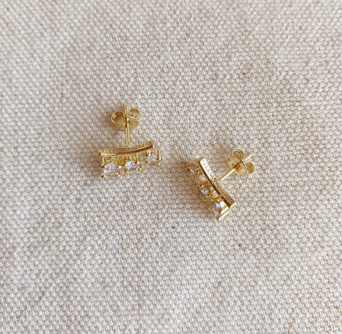 New Beginnings Studs- Clear